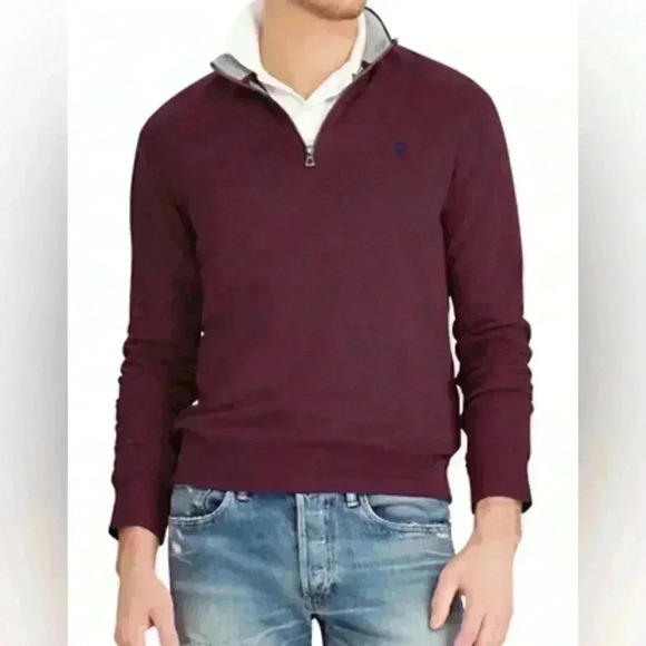 Polo Ralph Lauren Quarter Zip Sweater - Picture 1 of 8